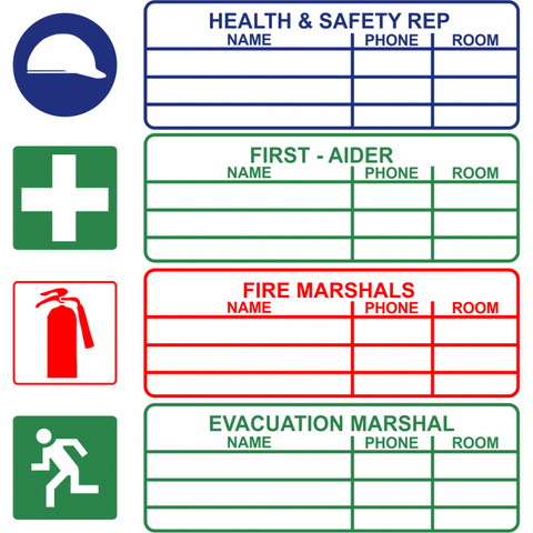 Large Health and Safety Rep Safety sign