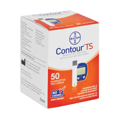 Bayer Contour Ts Glucose Test Strips (50/Vial)