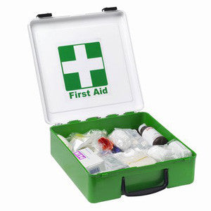 Government Regulation 7 First Aid Kit in Green/White Plastic Case