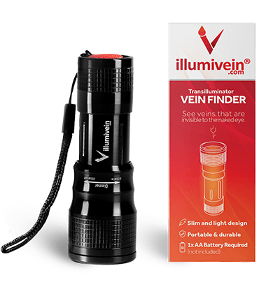 NEW LED Illumivein -- Vein Finder / Transilluminator to Find Veins for Phlebotomy and IV