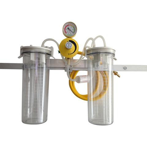 Rail Mount Suction Unit - Double Bottle