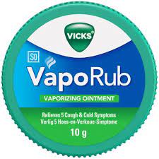 Vicks Vaporub Vaporizing Ointment 10g