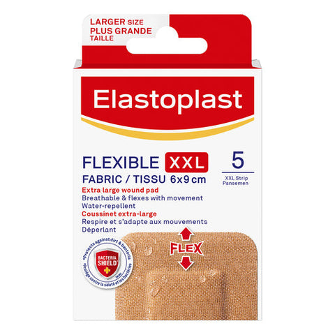 Elastoplast XXL Flexible Plaster Strips (5/Box)