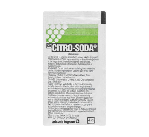 Citro-Soda Granules 4g Sachet