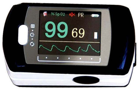 CMS50E Fingertip Pulse Oximeter with Rechargeable Battery