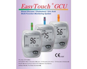 Easy Touch Glucose/Cholesterol/Uric Acid Test Kit