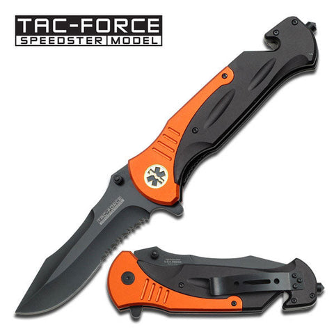 Tac-Force TF-727EM Tactical Spring Assisted Rescue Knife