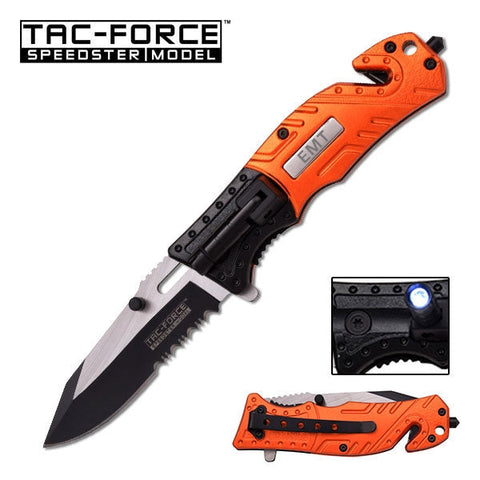 Tac-Force TF-835EM Rescue Knife with Torch