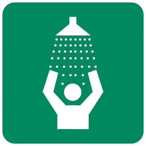Safety Shower safety sign